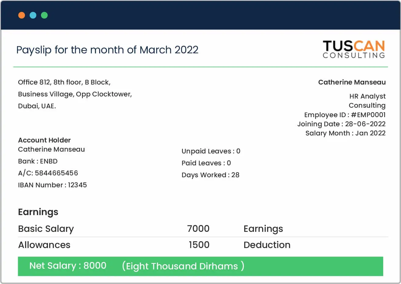 Payroll-Payslip